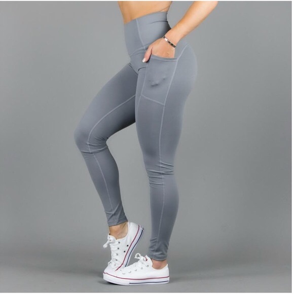 Buffbunny Gray Luna Leggings 